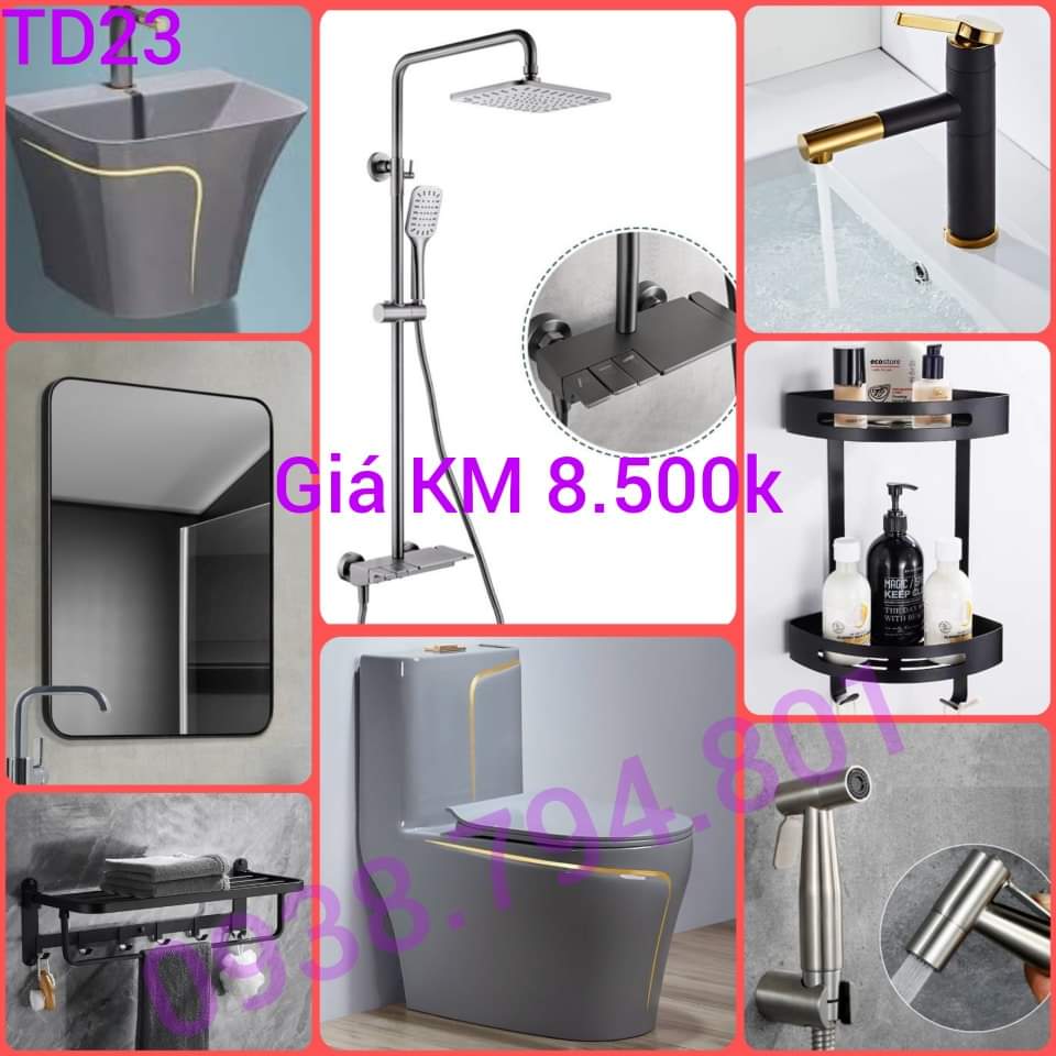 Combo Thiáº¿t Bá»‹ Vá»‡ Sinh Abode 12