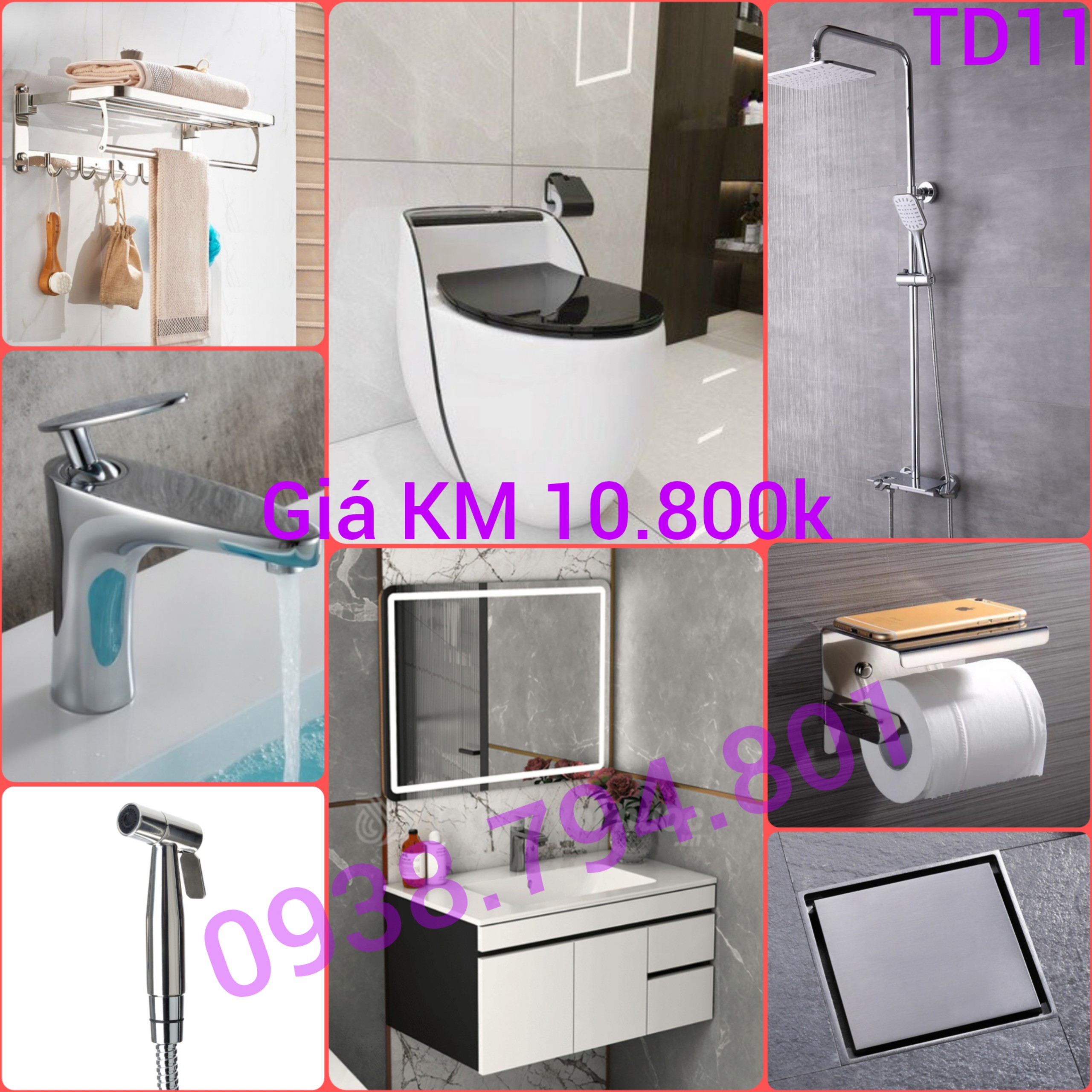 Combo Thiáº¿t Bá»‹ Vá»‡ Sinh Abode 35