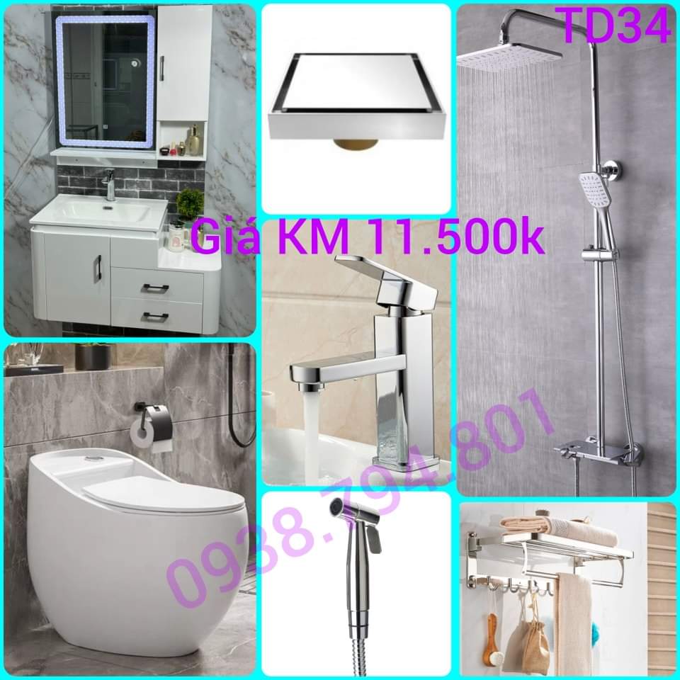 Combo Thiáº¿t Bá»‹ Vá»‡ Sinh Abode 21