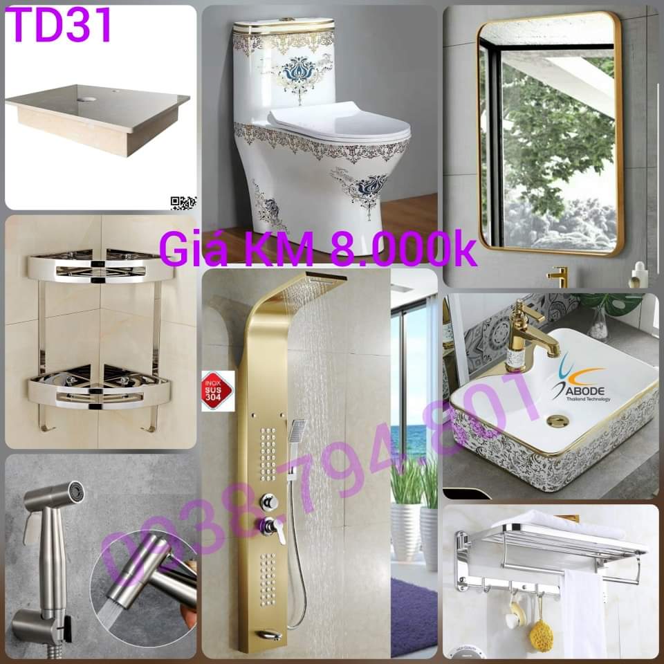 Combo Thiáº¿t Bá»‹ Vá»‡ Sinh Abode 39